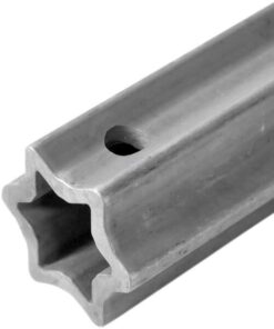 Tubo perfil estrella endurecido S4LH Øext. 39 mm, Øint. 51 mm x 37 mm - 6,00 mm L: 1000 mm Walterscheid