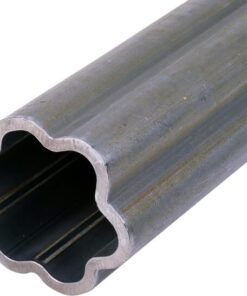 Tubo perfil estrella S6 Øext. 61,5 mm, Øint. 71,5 mm x 57,5 mm - 5,00 mm L: 800 mm Walterscheid