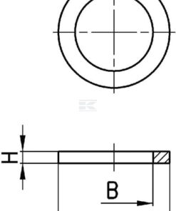 Arandela de aluminio
