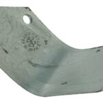 Cuchilla rotavator 200x150x105 mm, 8 mm de grosor, válida para Howard