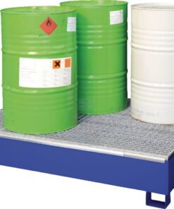 Placa de secado acero azul 205L Capacidad 900Kg 1200x1210x285mm