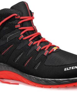 Zapatos de seguridad Maddox negro/rojo Mid ESD 39