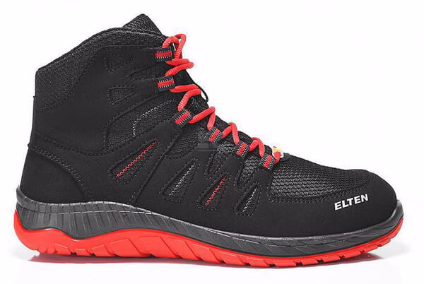 Zapatos de seguridad Maddox negro/rojo Mid ESD 46 2 Zapatos de seguridad Maddox negro/rojo Mid ESD 46