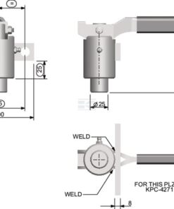 Pasador de muelle galvanizado