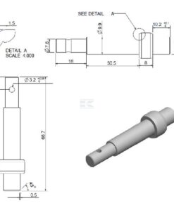 Pasador de muelle galvanizado