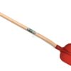 Pala para hormigón 1/2 0 roja + mango en T, 110cm
