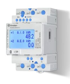 Energy meter, 3 phase 80A LCD 2S0+IR+NFC