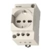 Power outlet 230V, grey