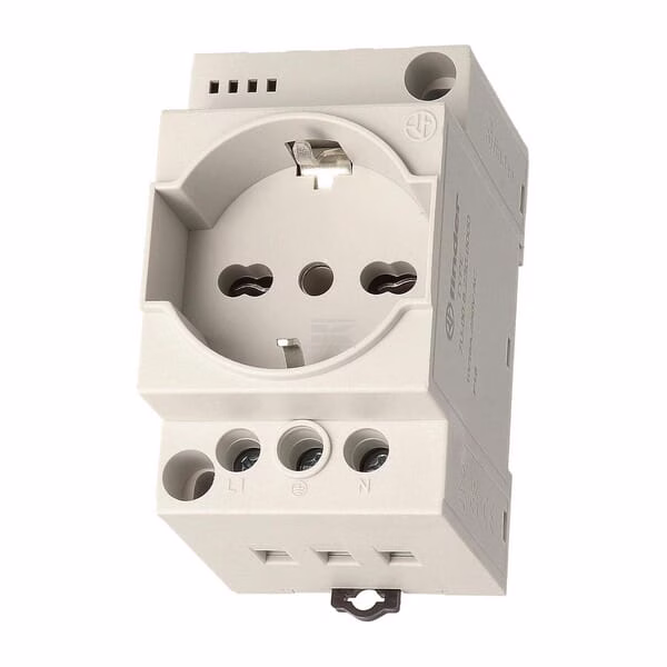 Toma de corriente 230V, gris 1 Power outlet 230V, grey