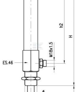 Cilindro hidráulico DW MZ 8" 3 Cilindro hidráulico DW MZ 8