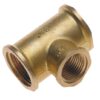 Pieza en T de latón 3xH 1/8"