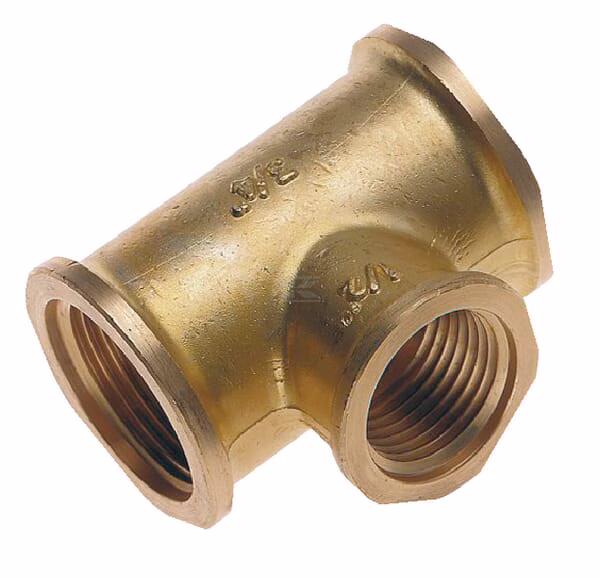 Pieza en T de latón 3xH 1/8" 1 Pieza en T de latón 3xH 1/8"