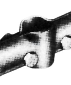 Abrazadera T doble 1½" x 1½"