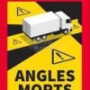Pegatina "ANGLES MORTS" (Ángulos sin visibilidad) (FR) 170 x 250 mm