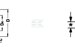 Horquilla tipo brida, W2580 Walterscheid