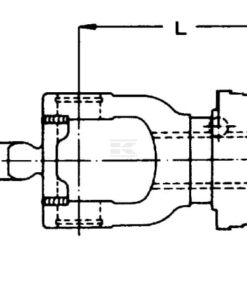 Horquilla con desconexión rápida, Ø1,3/4" - 20 estrías, W2380 Walterscheid