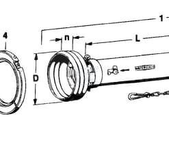 Tubo protector 1 cara WW 2480