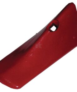 Punta de cultivador 135 x 35 x 5 mm, plana, 1 orificio, válida para Massey Ferguson