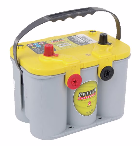 Batería semitracción 12V 55Ah 765A AGM Yellow Top YTU 4.2 Optima 1 Batería semitracción 12V 55Ah 765A AGM Yellow Top YTU 4.2 Optima