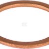 Anillo de cobre 22x18x1,5mm