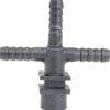 Nozzle holder 1/4" -  10mm hose tail
