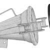 Rociador hembra 8" tipo A