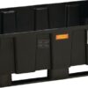 Placa de secado polietileno [hdpe] negro 224L Capacidad 600Kg 1205x805x430mm