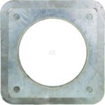 Brida cuadrada de reducción 8"-6"(bridas planas)