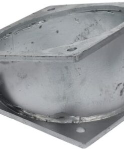 Elbow 17° + 2x flange 8