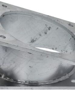 Elbow 17° + 2x flange 8