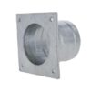 Brida 8", con terminal de manguera para embudo de 160 mm