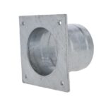 Brida 8", con terminal de manguera para embudo de 160 mm