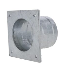 Brida 8", con terminal de manguera para embudo de 160 mm