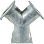 Pieza en Y 6"-8"-6"