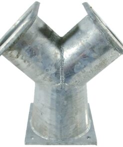 Pieza en Y 6"-8"-6"