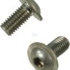 Perno de cabeza abombada 8x16 inox.