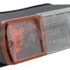 Luz de galibó e intermitencia halógena, frontal, rectangular, 24 V, blanca / ámbar, atornillable, 200 x 85 x 85 mm, Britax