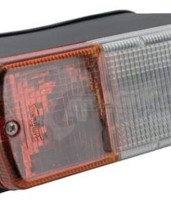 Luz de galibó e intermitencia halógena, frontal, rectangular, 24 V, blanca / ámbar, atornillable, 200 x 85 x 85 mm, Britax