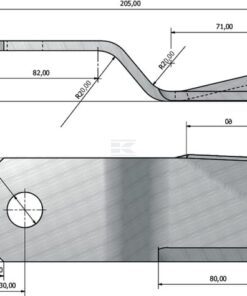 Cuchilla principal CW 8400