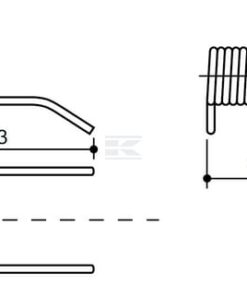 Diente de pick-up p/New Holland 143x72x4,8