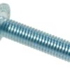 Tornillo de brida M6x10, galvanizado