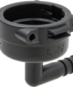 Fork coupling, female 90° AF3, 10mm hose tail