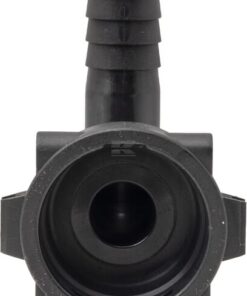 Fork coupling, female 90° AF3, 16mm hose tail