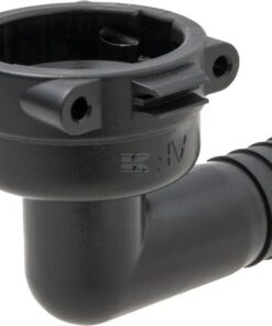 Fork coupling, female 90° AF3, 20mm hose tail