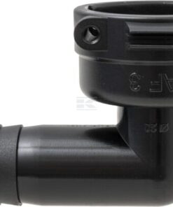 Fork coupling, female 90° AF3, 20mm hose tail