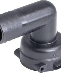 Acoplamiento de horquilla, hembra 90° AF4, espiga para manguera de 25 mm