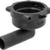 Fork coupling, female 90° AF5, 20mm hose tail