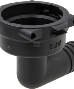 Fork coupling, female 90° AF5, 25mm hose tail