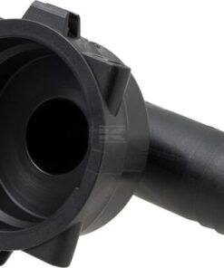 Fork coupling, female 90° AF5, 25mm hose tail
