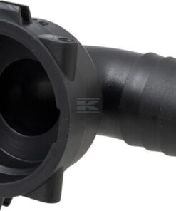 Fork coupling, female 90° AF5, 32mm hose tail